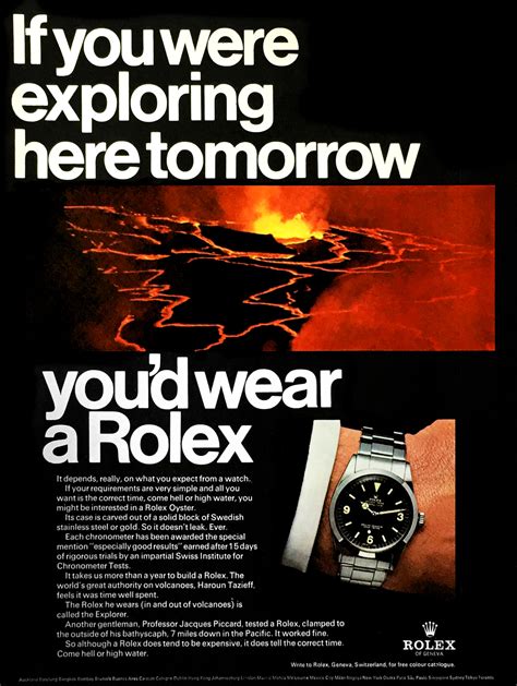 rolex explorer ad|rolex advertisments.